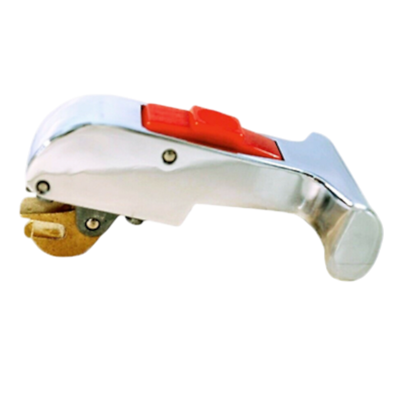 Maneta puerta boton rojo 3