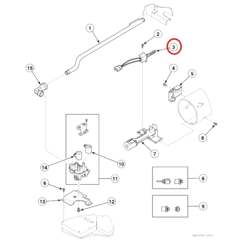 Bujia de encendido secadora semi comercial 4