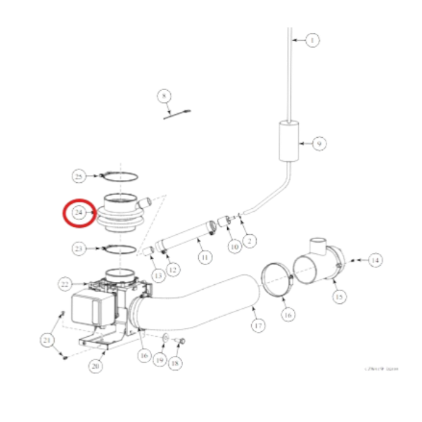 Fuelle válvula a bombo con salida presostato 4