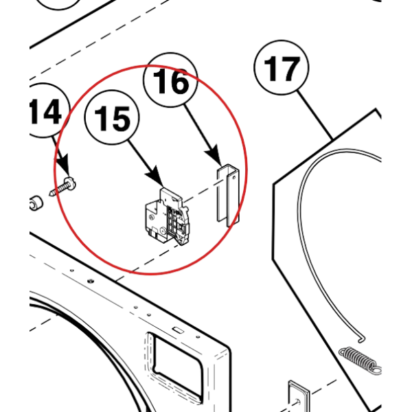 Cierre lavadora CW8 5
