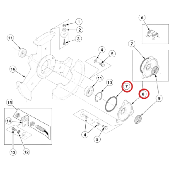 Kit Pletina y O ring 58 4
