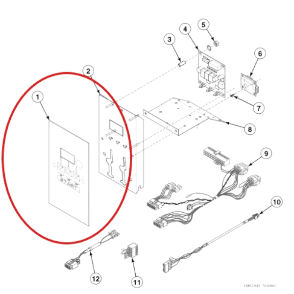 Carátula secadora DX4 doble 4