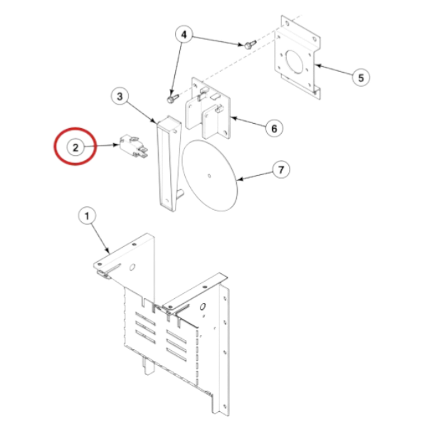Interruptor flujo de aire secadora industrial – Ref. 70411901 4