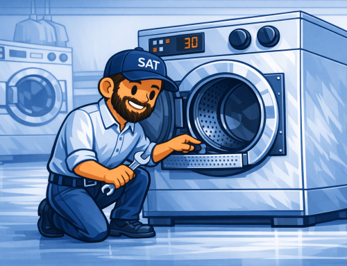 Incidencias en lavadora industrial: ruidos, fugas y temperatura