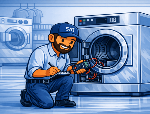 Incidencias en lavadora industrial: correas, dosificación y fallos eléctricos